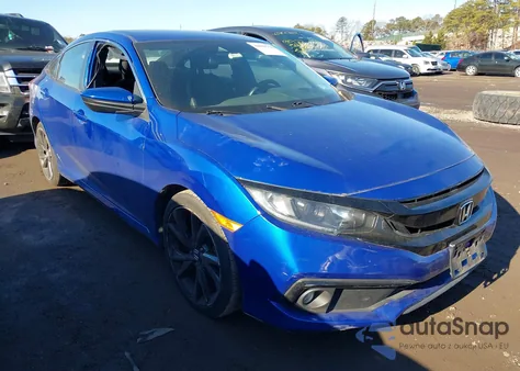 2020 Honda Civic Sport from USA, damaged, VIN 19XFC2F89LE214930